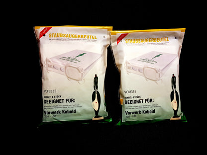 12 Filtertüten Staubsaugerbeutel geeignet Vorwerk Kobold 135/ 136